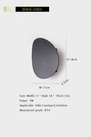 Axyaa LED Aluminum Outdoor Wall Sconce Waterproof Fixture for House Patio Garage