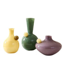 Axyaa Geometric Glass Sphere Vase for Flower Arrangements & Home Decor