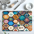 Axyaa Christmas Kitchen Draining Mat: Absorbent, Quick Dry, Antiskid Pad for Tableware
