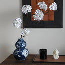 Axyaa Blue & White Porcelain Ceramic Vase - Chinese Retro Flower Pot & Arrangement Accessory
