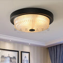 Axyaa LED Ceiling Light with White Frosted Glass Shade for Home Decor