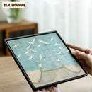 Axyaa Chinese Tea Tray - Elegant Tea Board for Serving Tea - Teaware Supplies