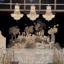 Axyaa European-Style Crystal Chandelier for Luxury Living Room, Villa & Staircase