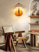 Axyaa Wabi Sabi Stone Wall Lamp: French Retro Minimalist Design for Bedroom, Staircase & Hallway