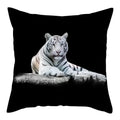 Axyaa Tiger Lion Pillow Case for Home Sofa Decor - Animal Throw Cover
