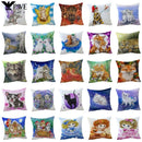 Axyaa Wildlife Animals Cushion Covers 45X45CM Wolf Fox Tiger Christmas Cats Girls