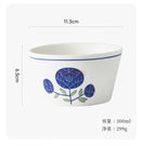 Axyaa Ceramic Rice Bowl - Elegant Tableware for Home - Small and Beautiful