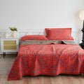 Axyaa Cotton Gauze Floral Single Quilt Blanket for Summer Comfort