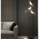 Axyaa Magpie Bird Table Light Standing Desk LED Floor Lamp