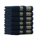 Axyaa Embroidered Cotton Towels Set - Hotel Quality Bath & Face Towels