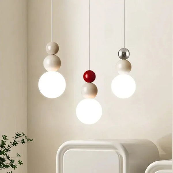 Axyaa Nordic Macaroon Pendant Light - LED Hanging Lamps for Home Decor