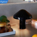 Axyaa Mushroom Desk Lamp: Nordic Modern Design, Rechargeable LED, Portable Cordless Bedside Light