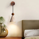 Axyaa Vintage Yellow Stone Wall Light - Creative Wabi Sabi Lighting