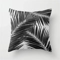 Axyaa Rose Gold Pink Palm Pillowcase 45x45cm Tropical Plants Cushion Cover