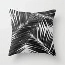 Axyaa Rose Gold Pink Palm Pillowcase 45x45cm Tropical Plants Cushion Cover