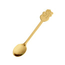Axyaa Stainless Steel Coffee Spoons: Nordic Style Kitchen Tableware for Christmas & New Year