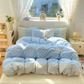 Axyaa Cloud Cotton Lace Summer Quilt Set - Single Thin Cool Quilt
