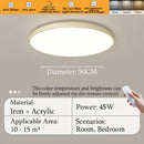 Axyaa Modern Minimalist Cream Ceiling Lights: Bedroom & Living Room Lighting