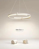 Axyaa LED Round Chandelier for Home Decor in Living Room, Dining Room - Simple Design