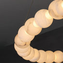 Axyaa Cream Pearl Marble Pendant Light Chandelier for Home Decor