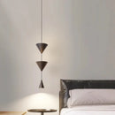 Axyaa Minimalist Conical Chandelier for Porch Bedroom & Living Room