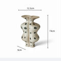Axyaa Chinese Retro Hand-Painted Ceramic Vase Flower Pot Home Decor Accessories