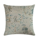 Axyaa Pine Flower Linen Pillow Cover - 45x45cm