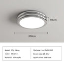 Axyaa Modern Minimalist Round LED Ceiling Lights in Black