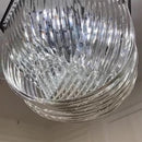 Axyaa Black Glass Pendant Crystal Chandelier for Home, Hotel, Bar, and Restaurant