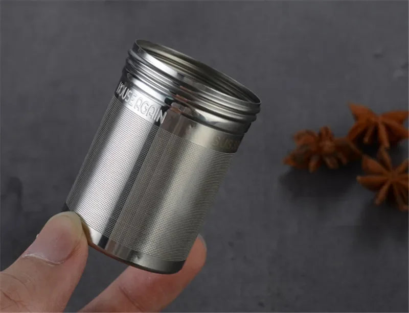 Axya Stainless Steel Tea Strainer: Reusable Mesh Filter for Teapot, Spices, and Herbs