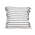 Axyaa Yellow White Knitting Boho Cushion Cover for Home Decoration
