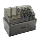 Axyaa Clear Makeup Organizer Set | Large Capacity Cosmetic Storage Drawer Box