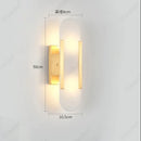 Axyaa LED Glass Wall Lamp for Home Decor