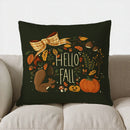 Axyaa Autumn Squirrels & Leaves Pillow Cover