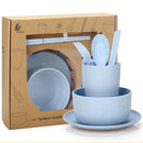 Axyaa Kids Wheat Straw Tableware Set