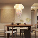 Axyaa French Silk Chandelier | Creative Jellyfish LED Pendant Light