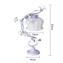 Axyaa Rose Flowers Table Lamp Modern Standing Desk Light for Home Decor
