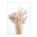 Pampas Grass Canvas Painting Poster by Axyaa - Scandinavian Art for Living Room