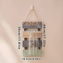 Axyaa Seasonal Wooden Wall Vases Set - Farmhouse Decor for Home