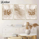 Axyaa Ayat Al Kursi Islamic Canvas Painting - Living Room Wall Art Decor