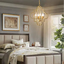 Axyaa Copper Pendant Lights Bedroom Dinning Room Chandelier Creative Home Decor Hanging Lamp