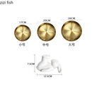 Axya Rabbit Cake Plate Ceramic Metal Jewelry Tray Snack Dessert Refreshment Tray