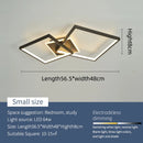 Axyaa Modern Dimmable Black/Gold LED Ceiling Light for Living Room, Bedroom, Study Room