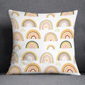 Nordic Abstract Printed Cushion Cover 45x45 cm for Home Decor by Axyaa