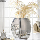 Geometry Vase Desk Decoration by Axyaa | Artificial Flowers & Vase Set