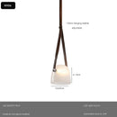 Axyaa Leather Belt Glass Chandelier Pendant Light Luxury LED Lamps Dining Living Room