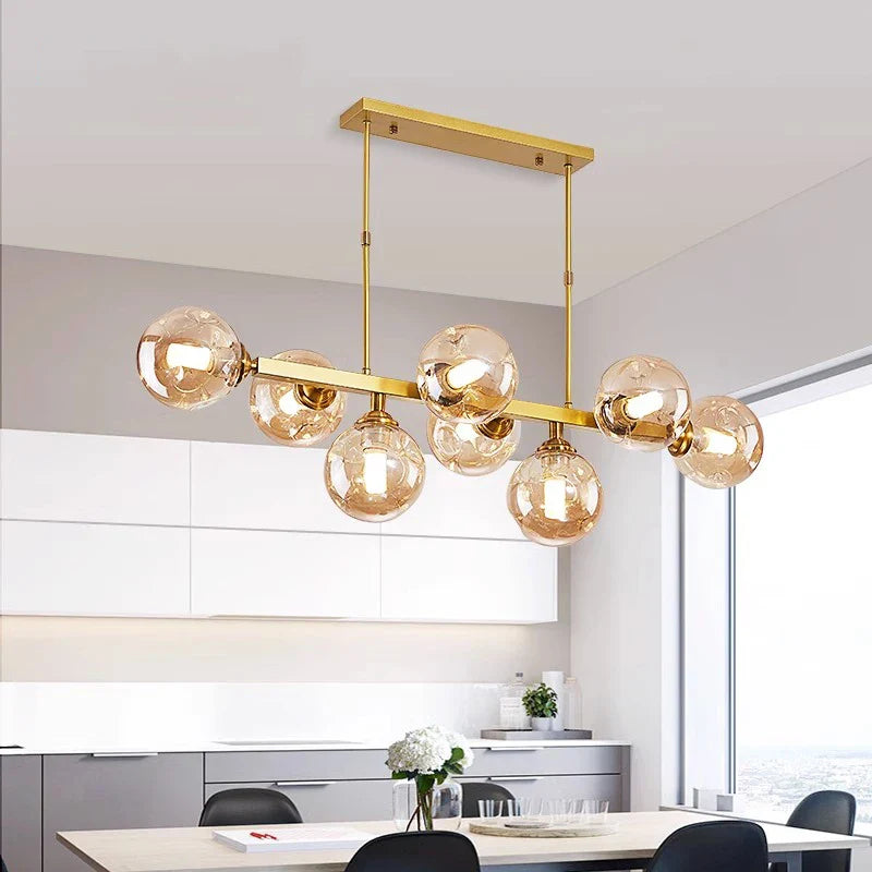 Axyaa Modern LED Pendant Chandeliers for Living & Dining Room Lighting