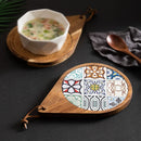 Axyaa Solid Wood Heat Insulation Mat, Anti-Scalding Table Mat-Coaster