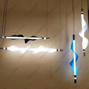 Axyaa Net-Silk Nordic Art Chandelier for Living Room and Bar Counter
