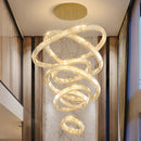 Axyaa Crystal Chandeliers: Staircase, Living Room, Indoor Lighting Fixtures